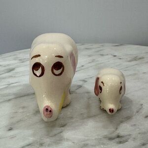 Ceramic Elephant Figurine Set